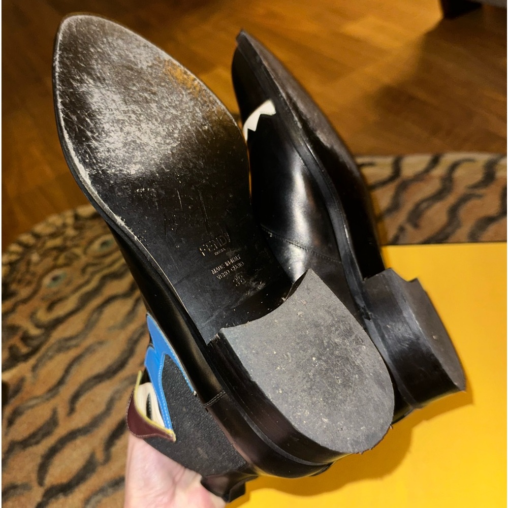 Fendi Appliquéd Buggie/Monster Chelsea Boots - Picture 14 of 16